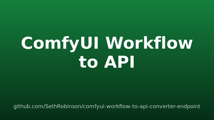ComfyUI Workflow→API screenshot
